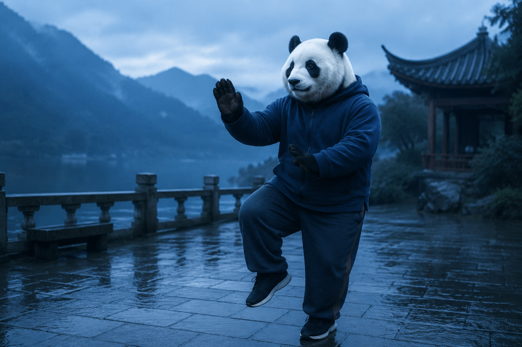 El secreto del Tai Chi no es pelear… es aprender a bailar con los opuestos&nbsp;☯️🐼